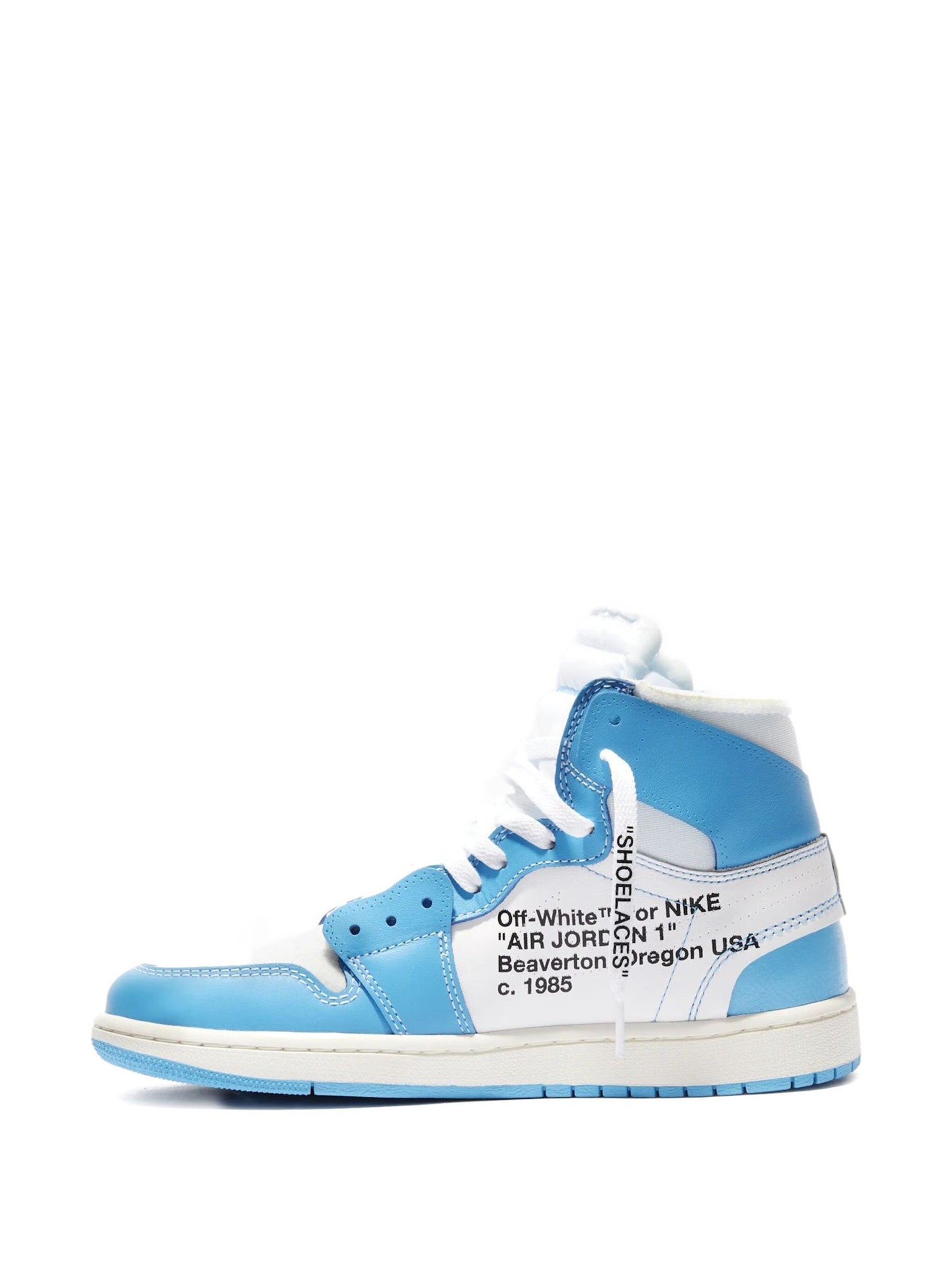 Off-White x Air Jordan 1 Retro High OG 'UNC / University Blue'