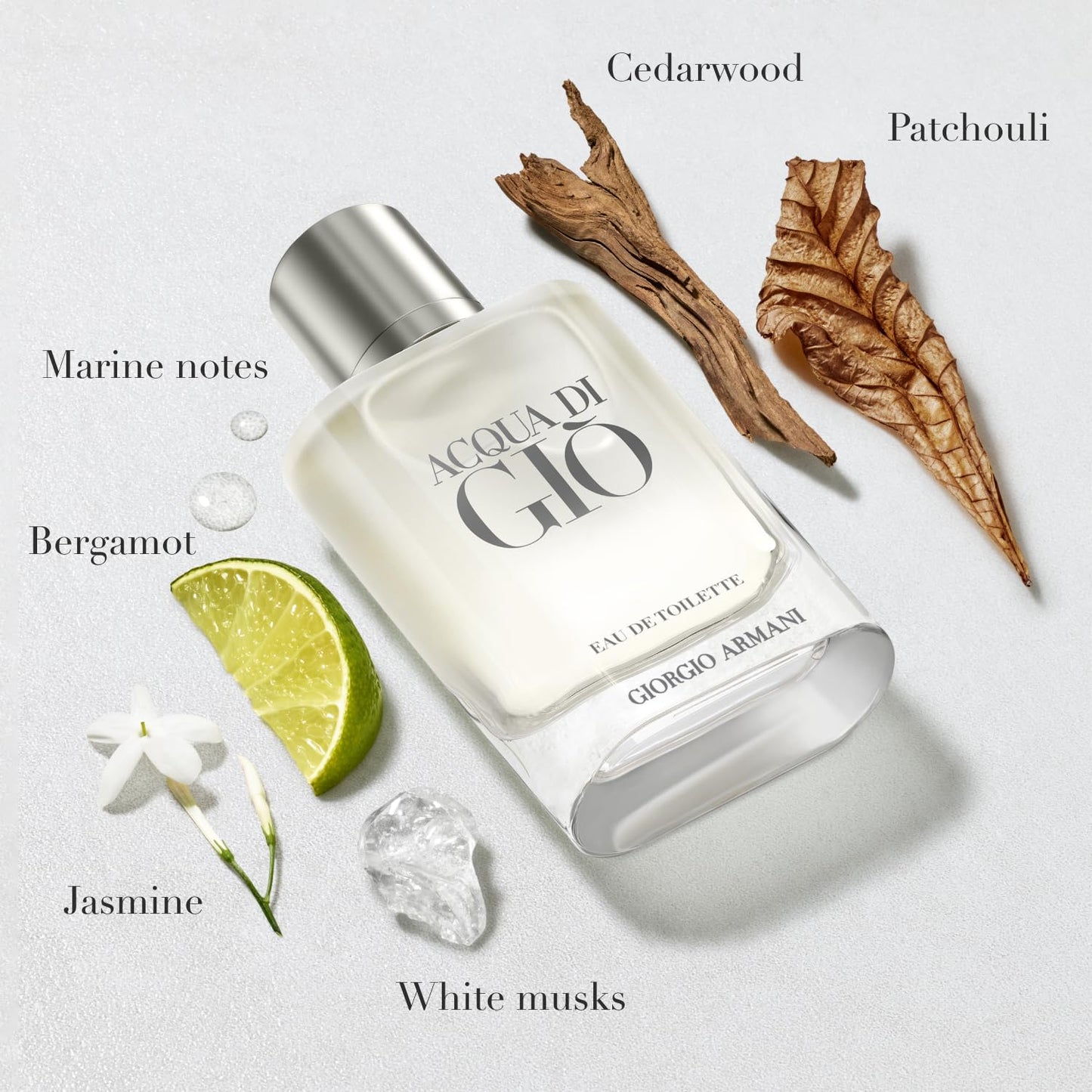 Giorgio Armani Acqua Di Gio For Men Eau De Toilette Spray, 100ml - Fresh Floral Sweet Pea Jasmine