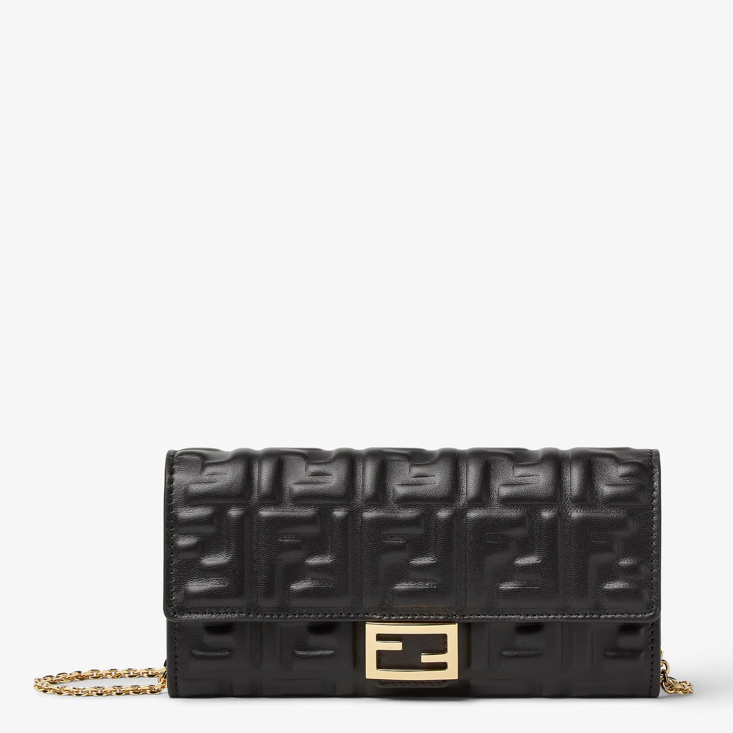 Fendi Baguette Continental With Chain