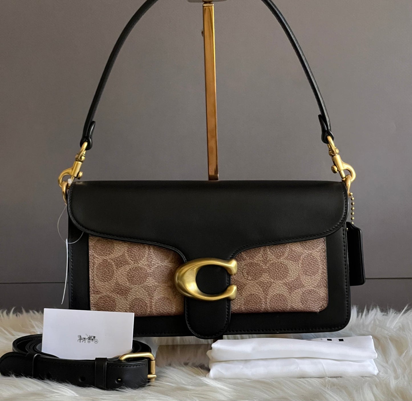COACH Tabby Shoulder Bag 26 With Signature Canvas