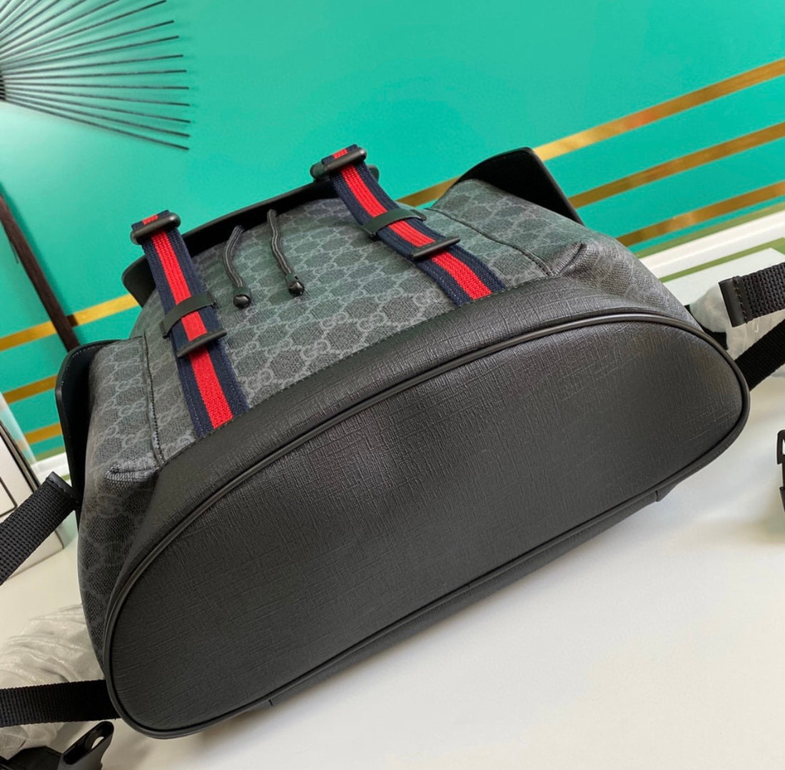 GUCCI Black Soft GG Supreme Backpack