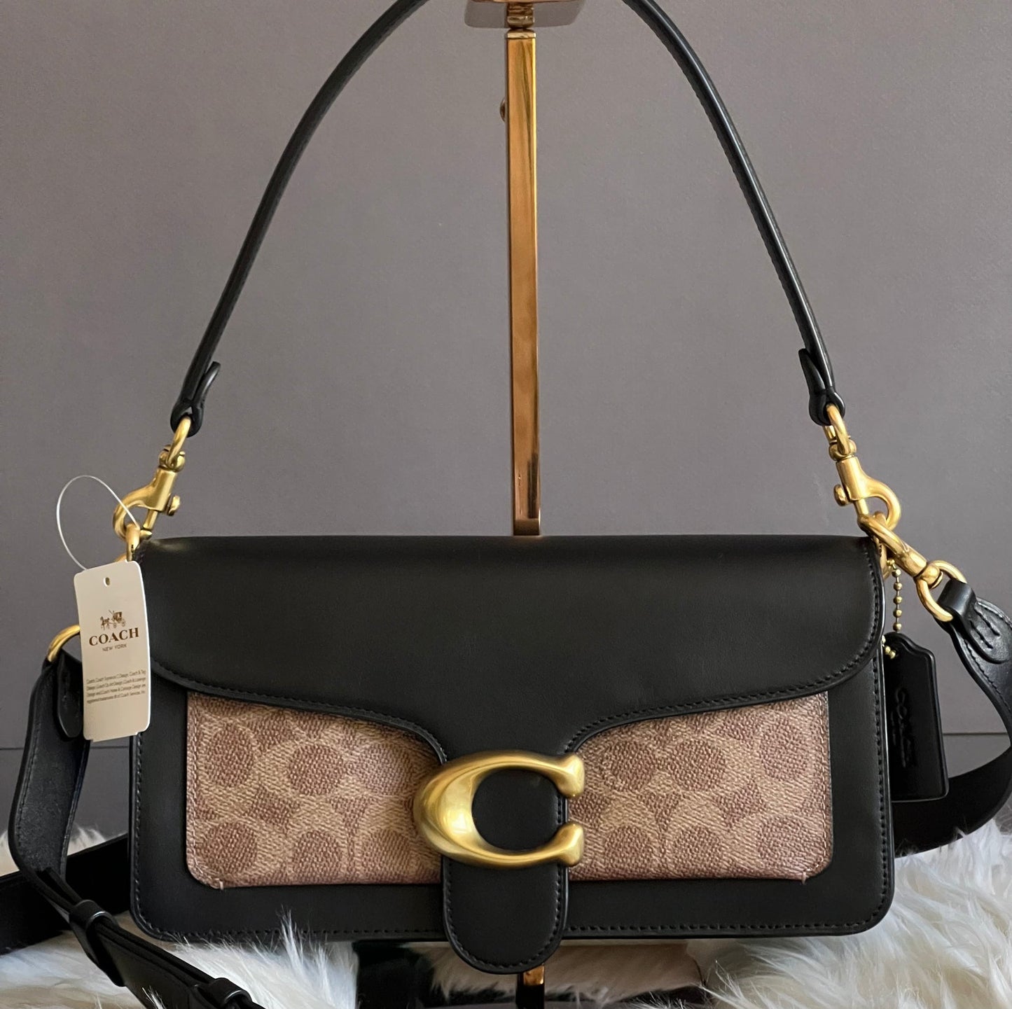 COACH Tabby Shoulder Bag 26 With Signature Canvas
