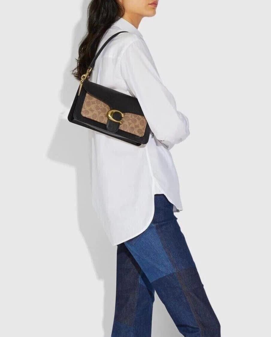 COACH Tabby Shoulder Bag 26 With Signature Canvas
