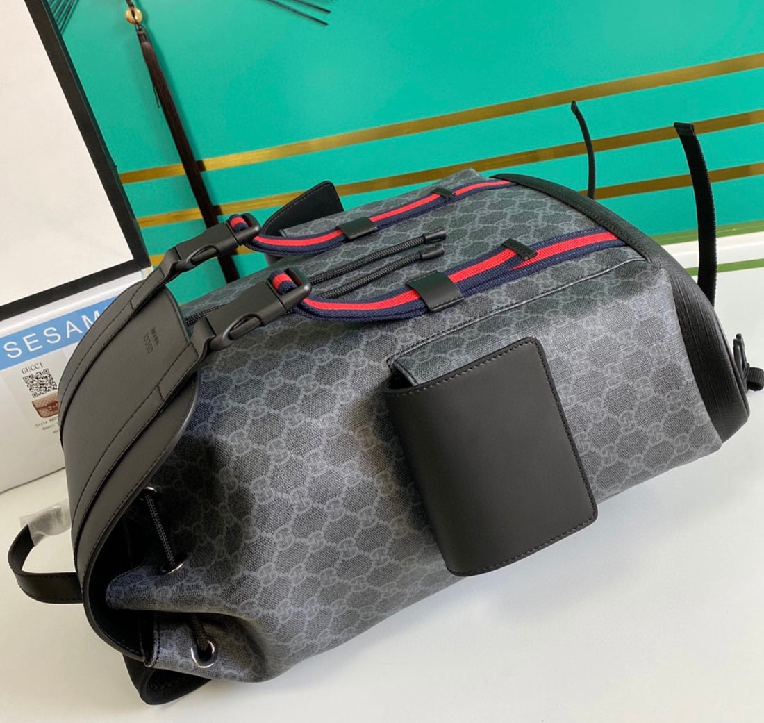 GUCCI Black Soft GG Supreme Backpack
