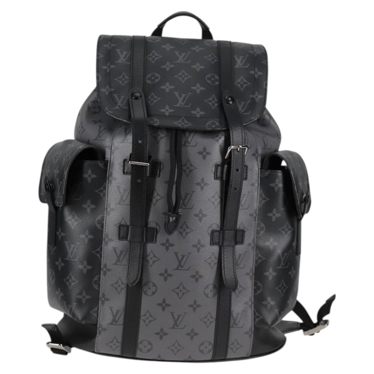LOUIS VUITTON Monogram Eclipse Christopher PM Backpack