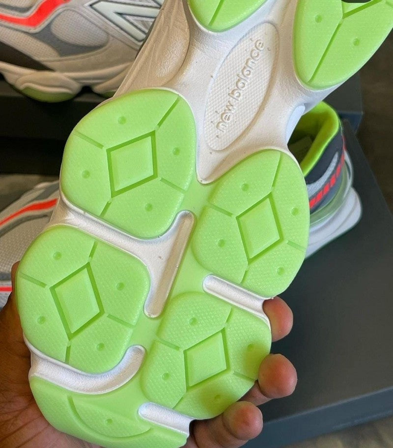 New Balance 9060 Glow Green Running Shoes