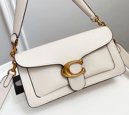 COACH Tabby Shoulder Bag 26 White