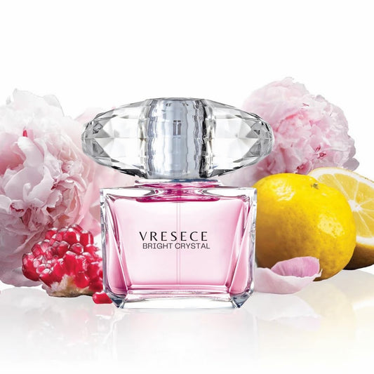 Versace Vreseche Bright Crystal Eau De Toilette EDT Perfume For Women 90 ml