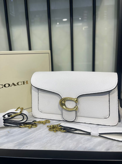 COACH Tabby Shoulder Bag 26 White