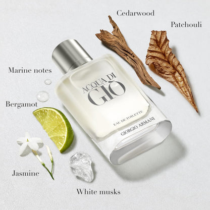 Giorgio Armani Acqua Di Gio For Men Eau De Toilette Spray, 100ml - Fresh Floral Sweet Pea Jasmine