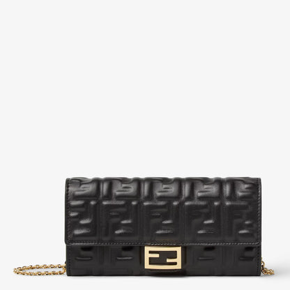Fendi Baguette Continental With Chain