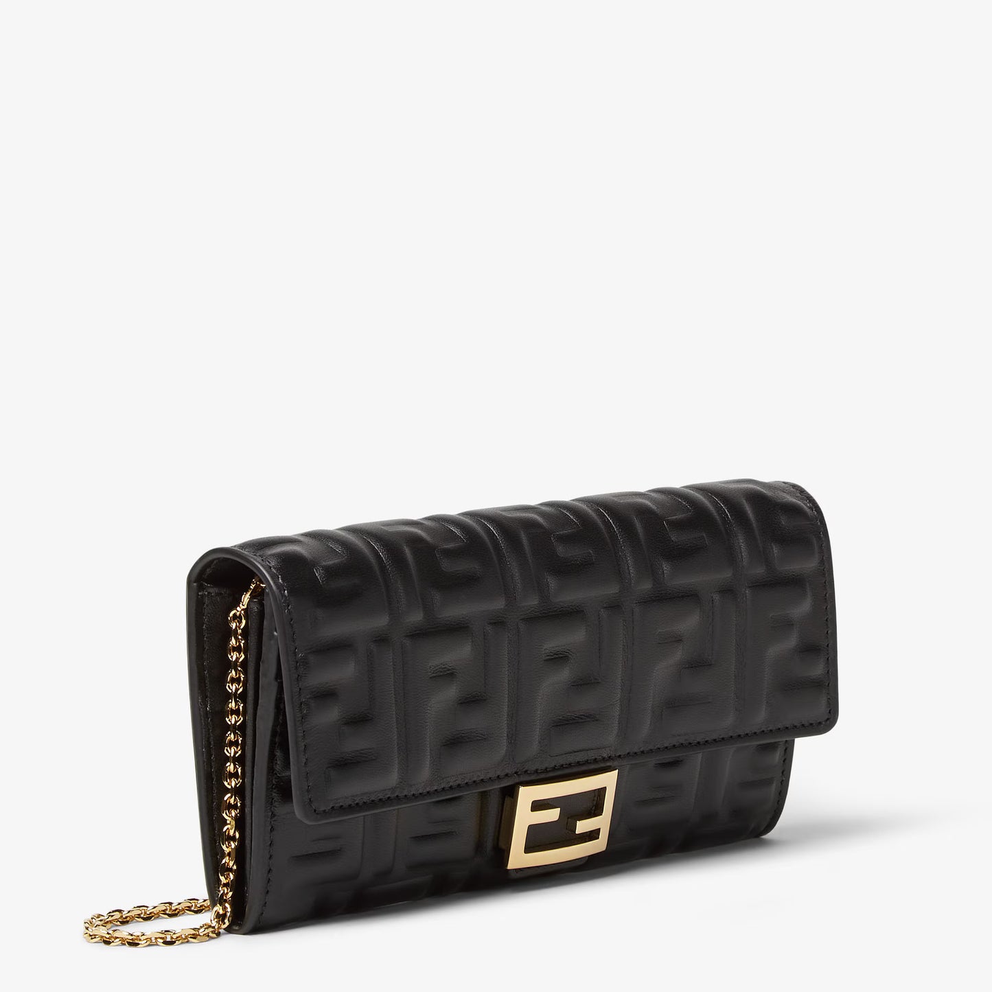 Fendi Baguette Continental With Chain