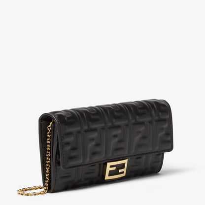 Fendi Baguette Continental With Chain