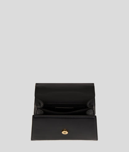 KARL LAGERFELD K/SIGNATURE SMALL CROSSBODY BAG BLACK