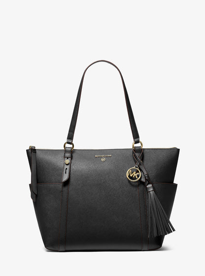 MICHAEL KORS Sullivan Large Saffiano Leather Top-Zip Tote Bag
