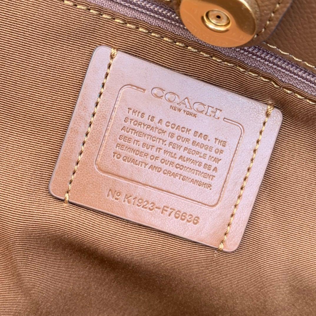 Coach Large City Tote Bag In Maxi Signature Canvas Signature Canvas-Gold-Tan-Brown