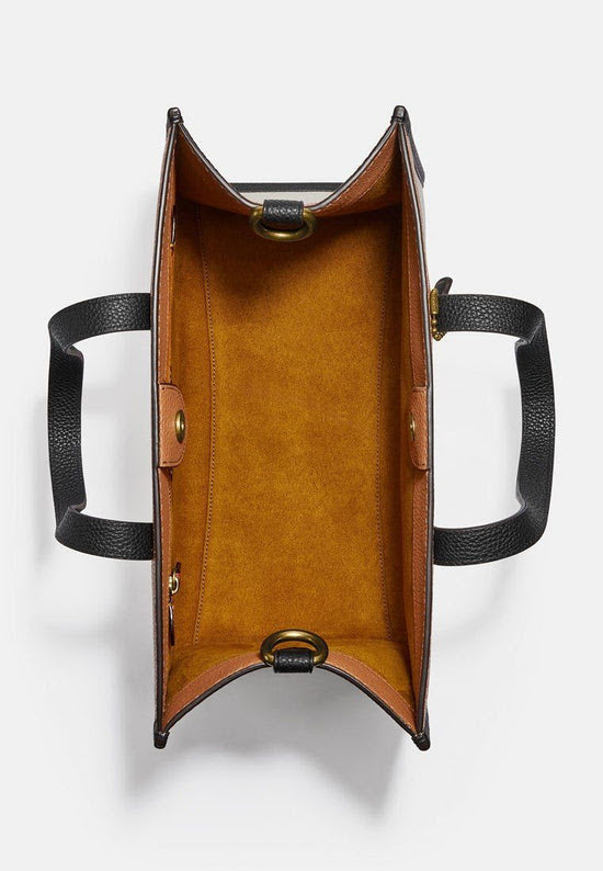 Coach Field Tote 30 Bag In Colorblock With Coach Badge