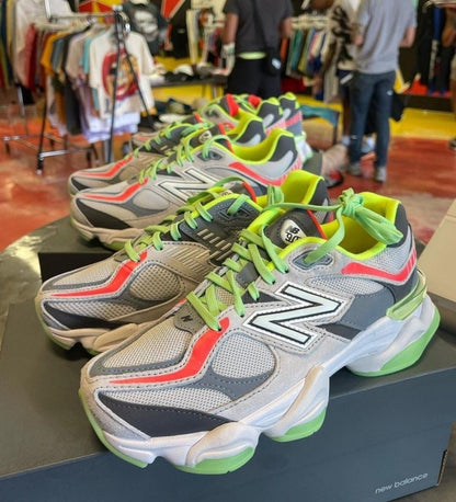 New Balance 9060 Glow Green Running Shoes