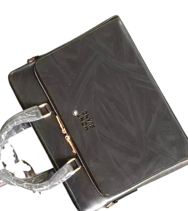 Mont Blanc Pure Leather Laptop Bag